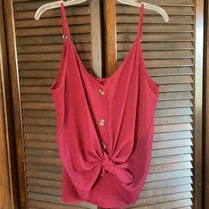 NWT Button up tank
